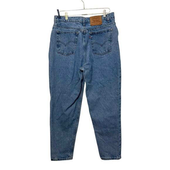 Vintage Levi's 522 High Rise Jeans‎ Women 16 Short Blue Denim Streetwear 90's - Picture 2 of 9